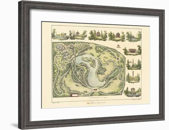 Garden Design I-null-Framed Premium Giclee Print