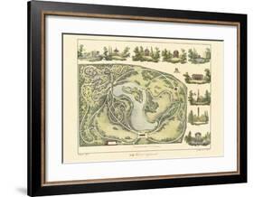 Garden Design I-null-Framed Premium Giclee Print