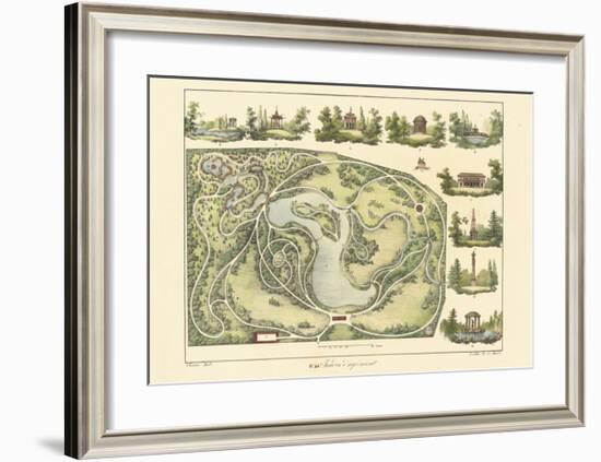 Garden Design I-null-Framed Premium Giclee Print