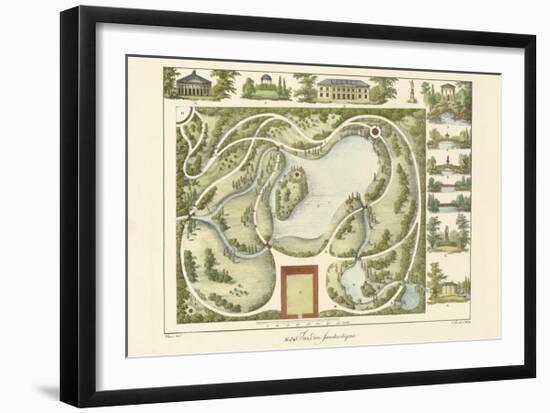 Garden Design II-null-Framed Premium Giclee Print