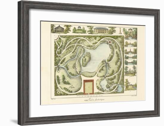 Garden Design II-null-Framed Premium Giclee Print