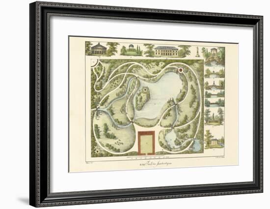 Garden Design II-null-Framed Premium Giclee Print