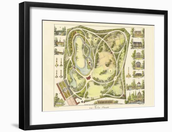 Garden Design III-null-Framed Premium Giclee Print