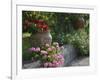 Garden Detail, San Domenico Palace Hotel, Taormina, Sicily, Italy-Walter Bibikow-Framed Photographic Print