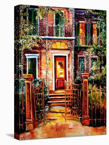 Garden District Gate-Diane Millsap-Stretched Canvas