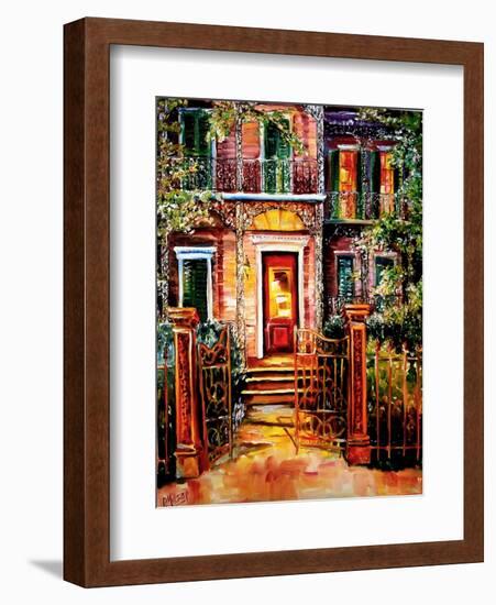 Garden District Gate-Diane Millsap-Framed Art Print