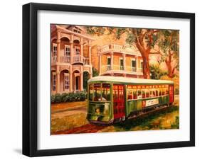 Garden District Streetcar-Diane Millsap-Framed Art Print