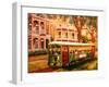 Garden District Streetcar-Diane Millsap-Framed Art Print