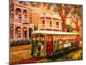 Garden District Streetcar-Diane Millsap-Mounted Art Print