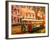 Garden District Streetcar-Diane Millsap-Framed Art Print