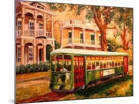 Garden District Streetcar-Diane Millsap-Mounted Art Print