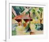 Garden Entrance 1914-Auguste Macke-Framed Giclee Print