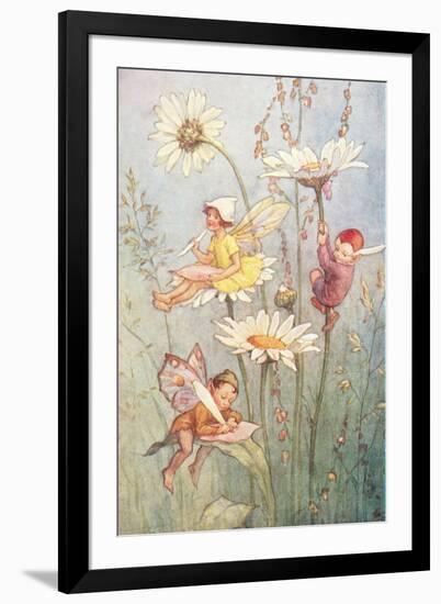 Garden Fairies-null-Framed Art Print