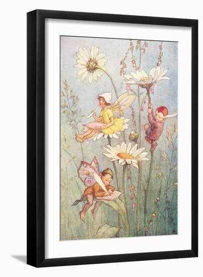 Garden Fairies-null-Framed Art Print