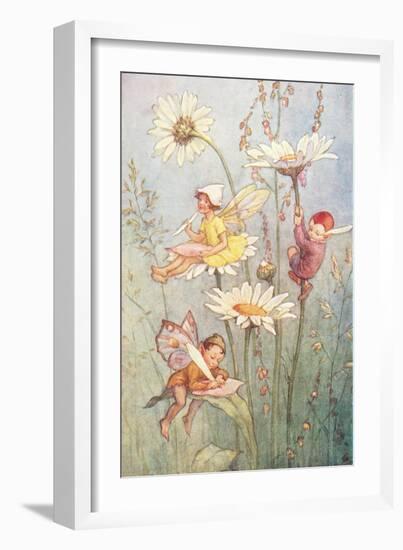 Garden Fairies-null-Framed Art Print