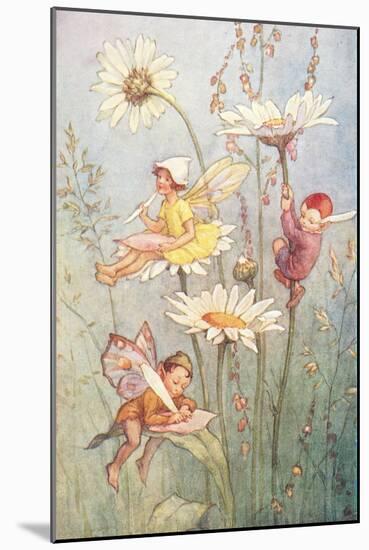 Garden Fairies-null-Mounted Art Print
