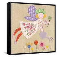 Garden Fairy Princess-Paula Joerling-Framed Stretched Canvas