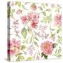 Garden Floral 100-Yachal Design-Stretched Canvas