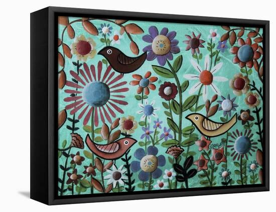 Garden Floral-Karla Gerard-Framed Stretched Canvas