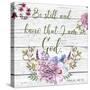 Garden Florals Bible Verse-A-Jean Plout-Stretched Canvas