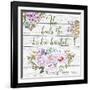 Garden Florals Bible Verse-B-Jean Plout-Framed Giclee Print