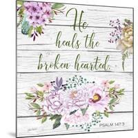 Garden Florals Bible Verse-B-Jean Plout-Mounted Giclee Print