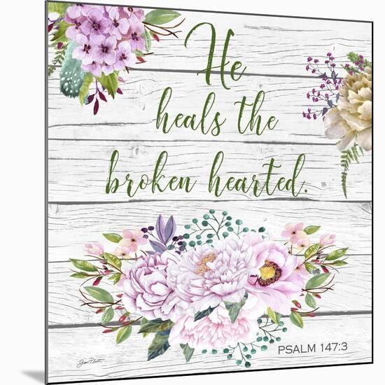 Garden Florals Bible Verse-B-Jean Plout-Mounted Giclee Print