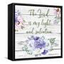 Garden Florals Bible Verse-C-Jean Plout-Framed Stretched Canvas