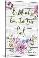 Garden Florals Bible Verse-Jean Plout-Mounted Giclee Print