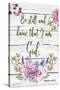 Garden Florals Bible Verse-Jean Plout-Stretched Canvas