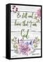 Garden Florals Bible Verse-Jean Plout-Framed Stretched Canvas