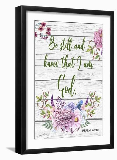 Garden Florals Bible Verse-Jean Plout-Framed Giclee Print