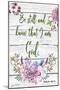 Garden Florals Bible Verse-Jean Plout-Mounted Giclee Print