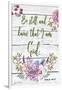 Garden Florals Bible Verse-Jean Plout-Framed Giclee Print