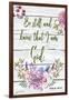 Garden Florals Bible Verse-Jean Plout-Framed Giclee Print