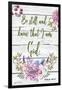 Garden Florals Bible Verse-Jean Plout-Framed Giclee Print