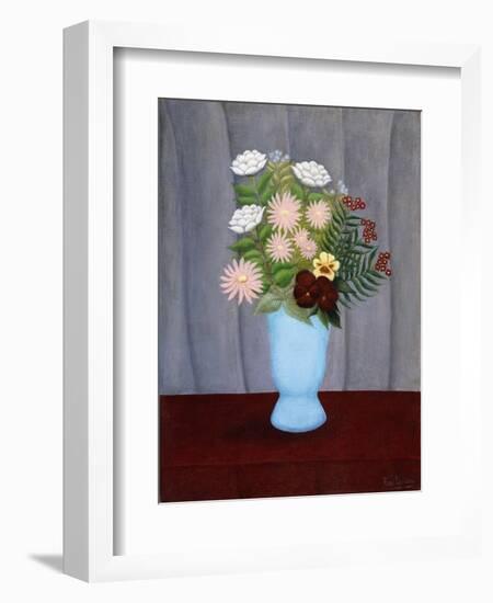 Garden Flowers; Fleurs De Jardin, C.1909-10-Henri Rousseau-Framed Giclee Print