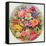 Garden Flowers of July-Albert Williams-Framed Stretched Canvas