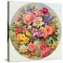 Garden Flowers of July-Albert Williams-Stretched Canvas