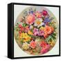 Garden Flowers of July-Albert Williams-Framed Stretched Canvas