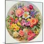 Garden Flowers of July-Albert Williams-Mounted Giclee Print