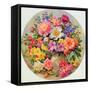 Garden Flowers of July-Albert Williams-Framed Stretched Canvas