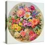 Garden Flowers of July-Albert Williams-Stretched Canvas