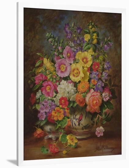 Garden Flowers of September-Albert Williams-Framed Giclee Print