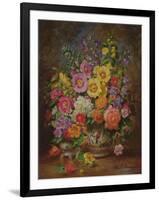 Garden Flowers of September-Albert Williams-Framed Giclee Print