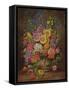 Garden Flowers of September-Albert Williams-Framed Stretched Canvas