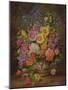 Garden Flowers of September-Albert Williams-Mounted Giclee Print