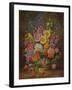 Garden Flowers of September-Albert Williams-Framed Giclee Print