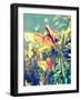 Garden Flowers-Tim Kahane-Framed Premium Photographic Print