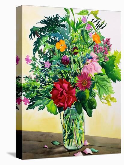 Garden Flowers-Christopher Ryland-Stretched Canvas